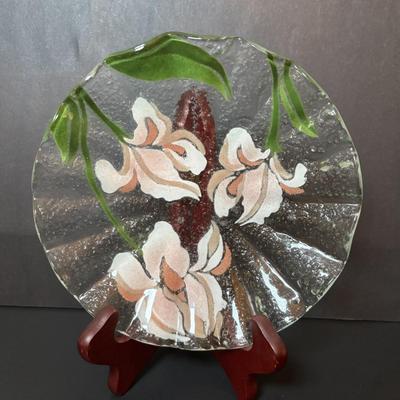 LOT 220: Fused Glass Plate Collection