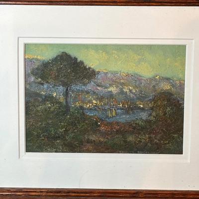 LOT 221: Collection of Four Signed Paintings of Landscapes