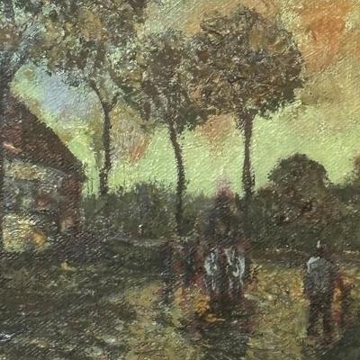 LOT 221: Collection of Four Signed Paintings of Landscapes