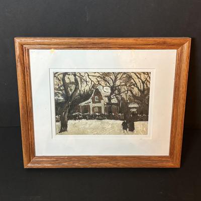 LOT 221: Collection of Four Signed Paintings of Landscapes