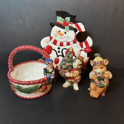 LOT 222: Holiday Collection: Lenox, Fitz & Floyd, Fused Glass, Yankee Candle