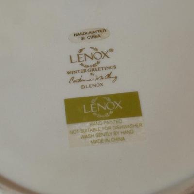LOT 222: Holiday Collection: Lenox, Fitz & Floyd, Fused Glass, Yankee Candle