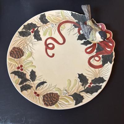 LOT 222: Holiday Collection: Lenox, Fitz & Floyd, Fused Glass, Yankee Candle