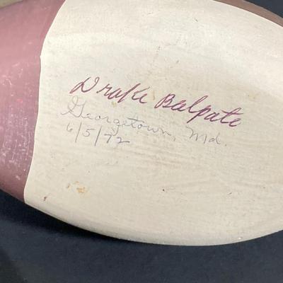 LOT 244: Collection of Signed Decorative Ducks - Canvasback by Andrea (Andrea by Sadek), Wildlife N' Wood By Carol Burns and More
