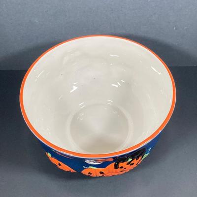 LOT 247: Halloween Themed Collection - Lenox Glass Bowl, Sakura Bowl with Decorative Decor