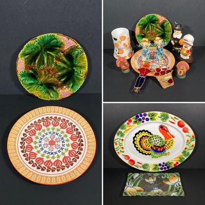 LOT 248: Thanksgiving / Autumn Holiday Themed Entertaining / Decorative Collection