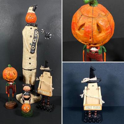 LOT 251: Halloween Figurine Collection - Lori Mitchell, Collins and More