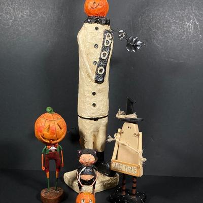 LOT 251: Halloween Figurine Collection - Lori Mitchell, Collins and More