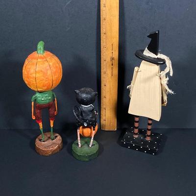 LOT 251: Halloween Figurine Collection - Lori Mitchell, Collins and More