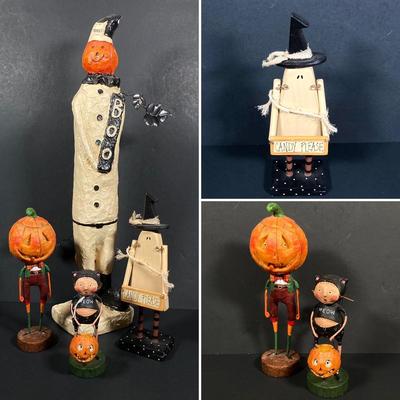 LOT 251: Halloween Figurine Collection - Lori Mitchell, Collins and More