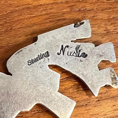 Designer Native American Sterling Silver Earrings Lot Signed