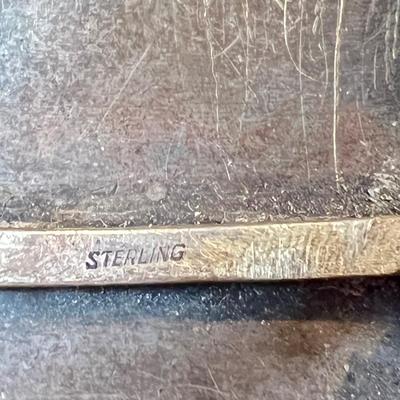 Sterling Silver Onyx Cuff Bracelet Lot - Danecraft, Vintage