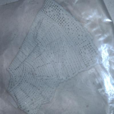 Collection of Vintage Hand Tatted Children's Goods- Bibs, Bonnets, etc.