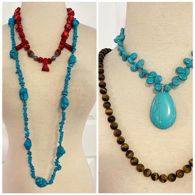 Lot of 4 Statement Necklaces