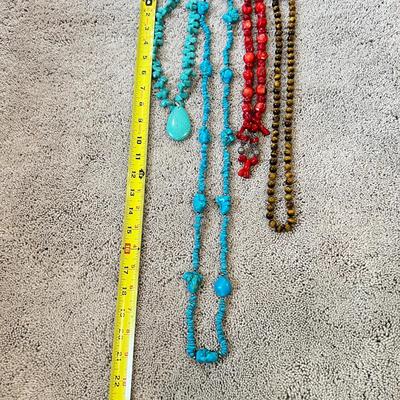 Lot of 4 Statement Necklaces