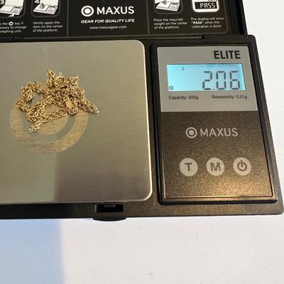 10k Gold Bracelet + 14K Gold Chain Necklace