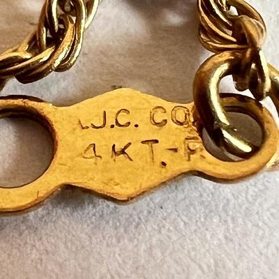 10k Gold Bracelet + 14K Gold Chain Necklace