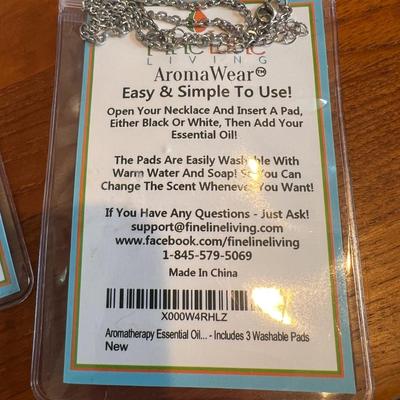 11 Pc. Lot Aroma Wear Necklaces - Fine Line, NWT, Essential Oils
