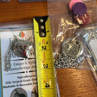 11 Pc. Lot Aroma Wear Necklaces - Fine Line, NWT, Essential Oils