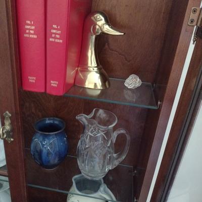Vintage Mahogany Crawford Furniture Secretary Hutch (No Contents)