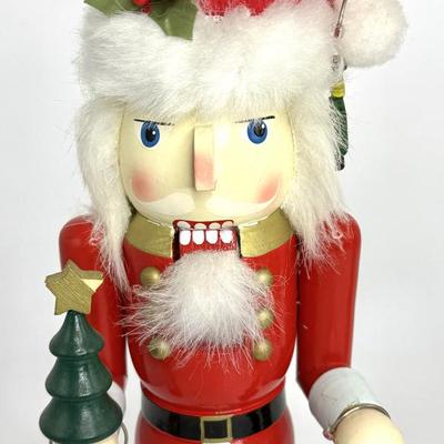 Set of 3 Nutcrackers - Santa, Fireman, Scottishman with Bagpipes