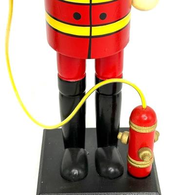 Set of 3 Nutcrackers - Santa, Fireman, Scottishman with Bagpipes
