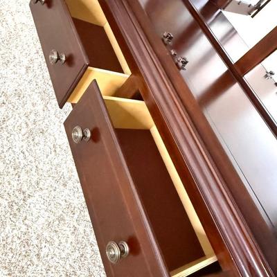 Gorgeous Beveled Glass China Cabinet by Universal Furniture