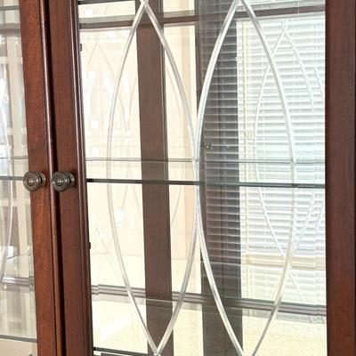 Gorgeous Beveled Glass China Cabinet by Universal Furniture