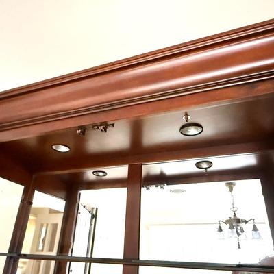 Gorgeous Beveled Glass China Cabinet by Universal Furniture