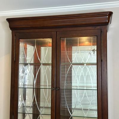 Gorgeous Beveled Glass China Cabinet by Universal Furniture
