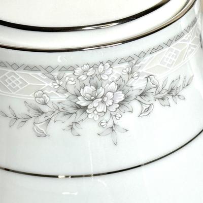 95 Piece Set of Noritake - Legendary Sweet Leilani China Set with Serving Pieces