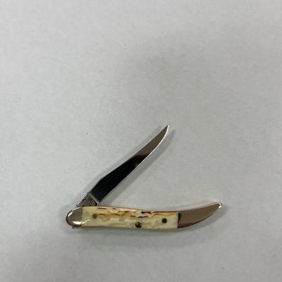 Sale Photo Thumbnail #30: Case XX White Bone Jig Handle Tiny Toothpick.  610096 SS  Date 10/13/00   Item No 02654  This knife was part of a collectors estate and has never been used or carried.  Include original box.