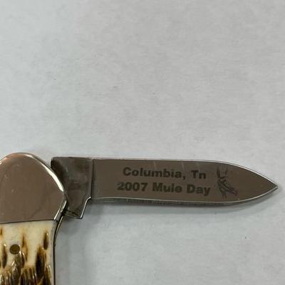Case XX 2007 mule day Canoe Knife