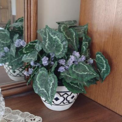 Decorative Pot with Artificial Flowers