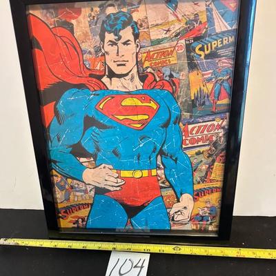 Superman DC Comic Wall Art