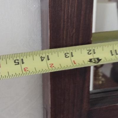 Wood Framed Wall Mirror- Approx 14" x 38"