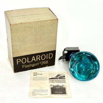 Polaroid Land Camera with Flashgun