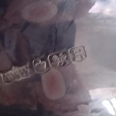 Collection of Sterling Silver Goods- Candy Dish, Baby Cup, Napkin Ring- Approx Total Weight 150 Grams