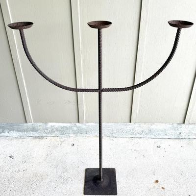 Large Rebar Candleabra