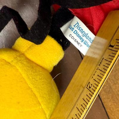 Set of Rare Vintage Disneyland Yester Ears Pie Eyed Mickey & Minnie Plush Dolls