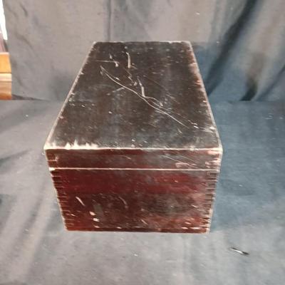 GENUINE AND ORIGINAL IRWIN BITS, WOOD CHEST AND MISC TOOLS