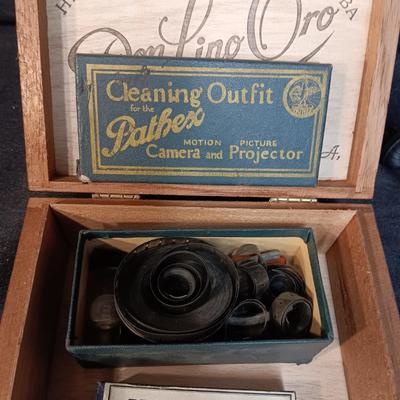 ANTIQUE PATHEX PROJECTOR W/EXTRAS MADE IN FRANCE
