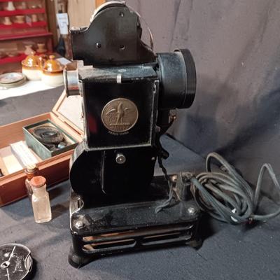 ANTIQUE PATHEX PROJECTOR W/EXTRAS MADE IN FRANCE