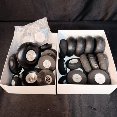VARIOUS MODEL AIRPLANE WHEELS