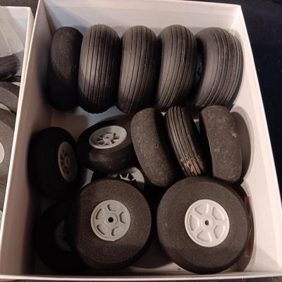 VARIOUS MODEL AIRPLANE WHEELS