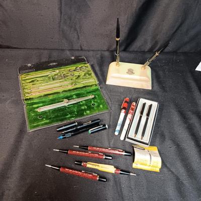 VINTAGE DRAFTING AND WRITING TOOLS