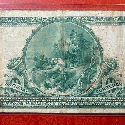 Series of 1902 Five Dollar National Currency the Potters National Bank of East Liverpool, Ohio Charter #2544 in Circulated Condition.