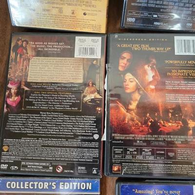 Lot of 12 DVDs – Mixed Movies and Musicals - Some new and sealed