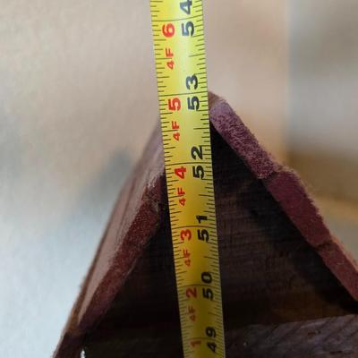 Rustic Wooden Birdhouse-Top CD Shelf