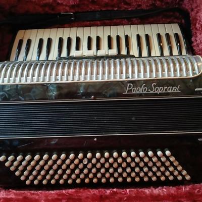 Vintage Paolo Soprani Accordion – Made in Italy – With Original Case